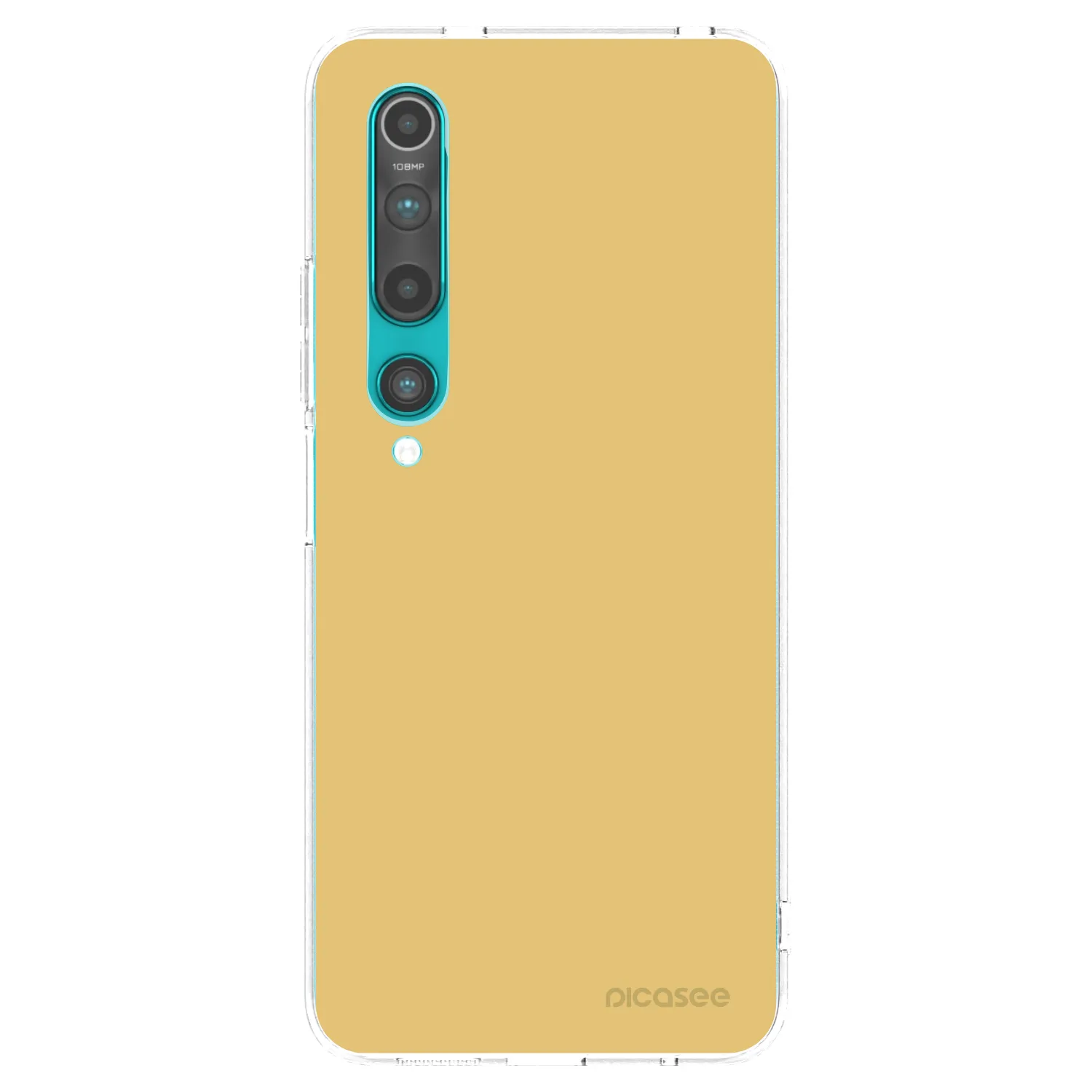 Picasee silikonski prozorni ovitek za Xiaomi Mi 10 - Canary Crystal