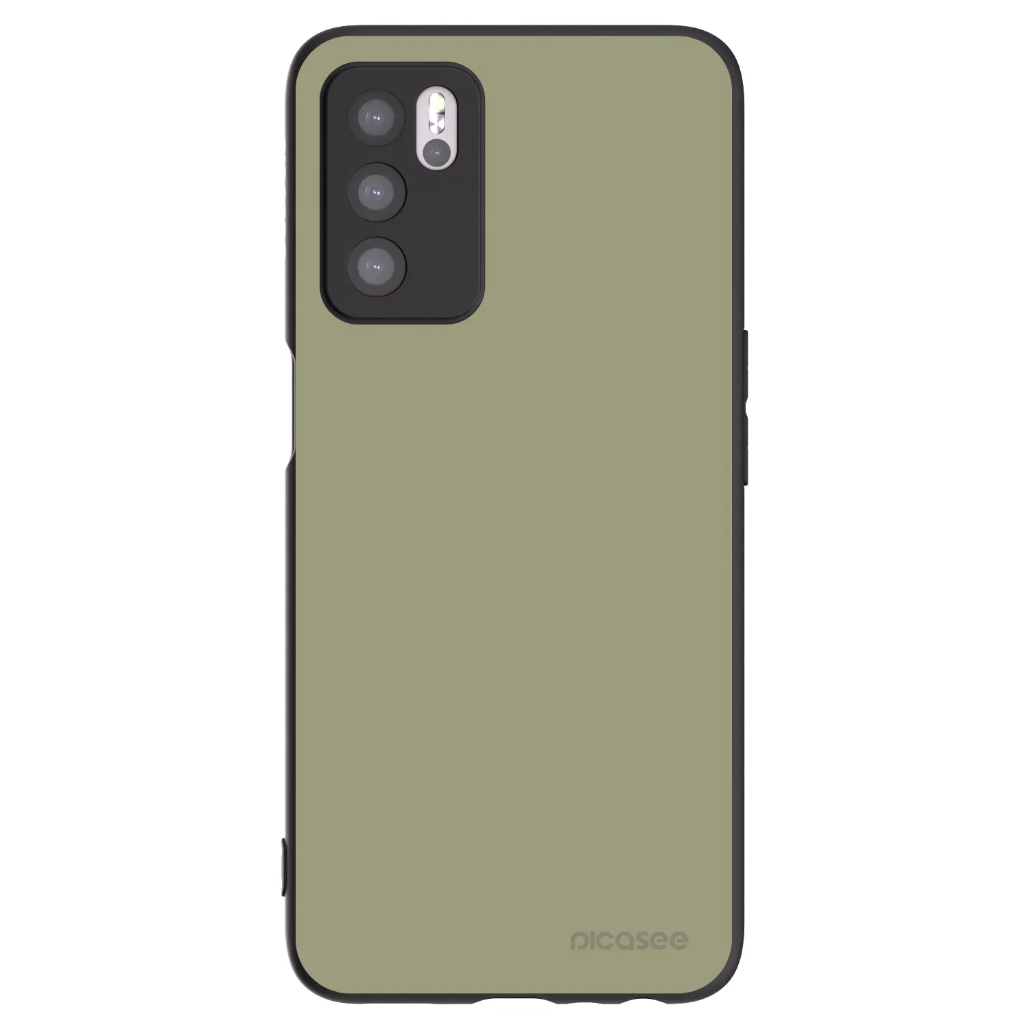 Picasee silikonski črni ovitek za OPPO A16s - Dewy Dawn