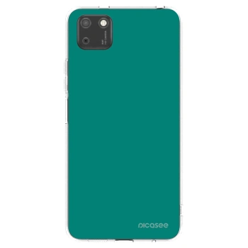Picasee silikonski prozorni ovitek za Huawei Y5P - Emerald Mist