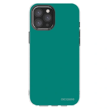 Picasee silikonski prozorni ovitek za Apple iPhone 12 Pro Max - Emerald Mist