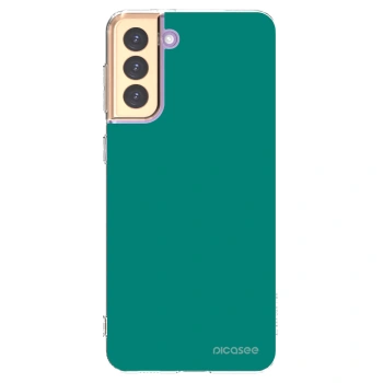Picasee silikonski prozorni ovitek za Samsung Galaxy S21+ 5G G996F - Emerald Mist