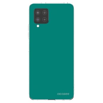 Picasee silikonski prozorni ovitek za Samsung Galaxy A42 A426B - Emerald Mist