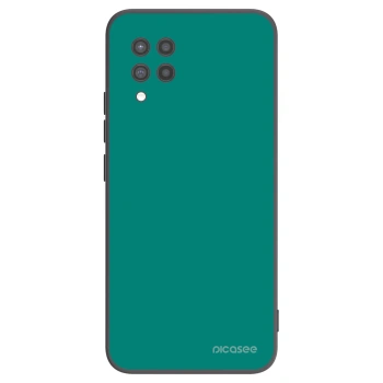 Picasee silikonski črni ovitek za Samsung Galaxy A42 A426B - Emerald Mist