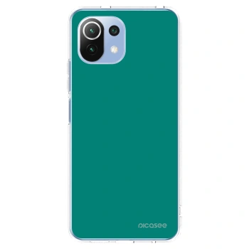 Picasee silikonski prozorni ovitek za Xiaomi Mi 11 Lite - Emerald Mist