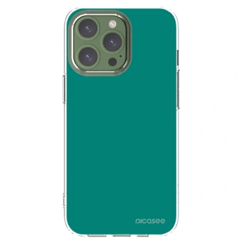 Picasee silikonski prozorni ovitek za Apple iPhone 13 Pro - Emerald Mist