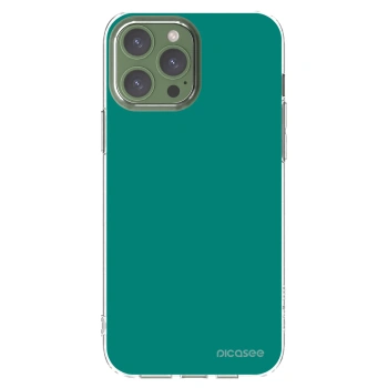 Picasee silikonski prozorni ovitek za Apple iPhone 13 Pro Max - Emerald Mist
