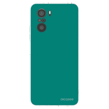 Picasee silikonski prozorni ovitek za Xiaomi Poco F3 - Emerald Mist