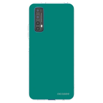 Picasee silikonski prozorni ovitek za Realme 7 - Emerald Mist