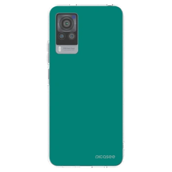 Picasee silikonski prozorni ovitek za Vivo X60 Pro 5G - Emerald Mist