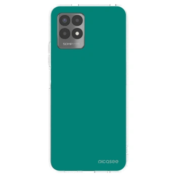 Picasee silikonski prozorni ovitek za Realme 8i - Emerald Mist