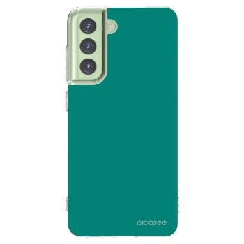 Picasee silikonski prozorni ovitek za Samsung Galaxy S21 FE 5G - Emerald Mist