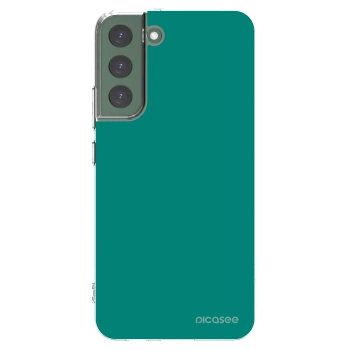 Picasee silikonski prozorni ovitek za Samsung Galaxy S22+ 5G - Emerald Mist