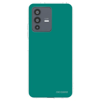 Picasee silikonski prozorni ovitek za Vivo V23 5G - Emerald Mist