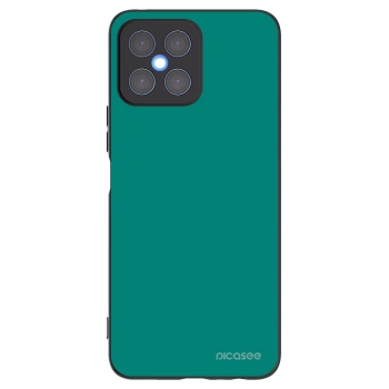 Picasee silikonski črni ovitek za Honor X8 4G - Emerald Mist