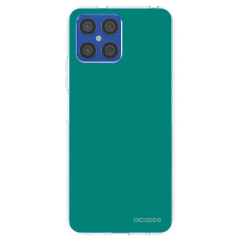 Picasee silikonski prozorni ovitek za Honor X8 4G - Emerald Mist
