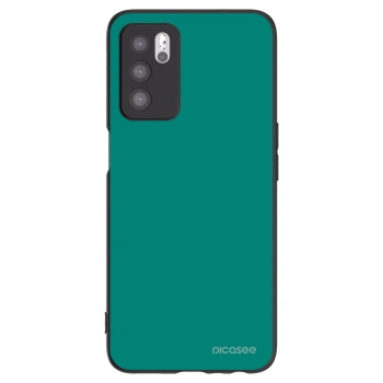 Picasee silikonski črni ovitek za OPPO A16 - Emerald Mist