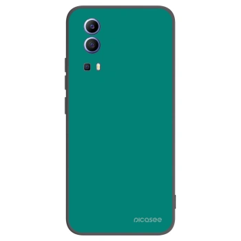 Picasee silikonski črni ovitek za Vivo Y52 5G - Emerald Mist
