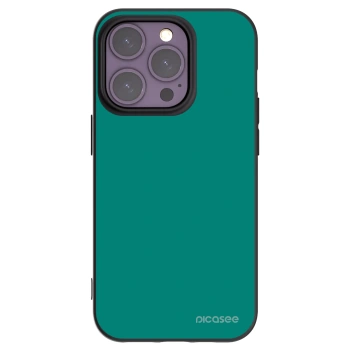 Picasee silikonski črni ovitek za Apple iPhone 14 Pro - Emerald Mist