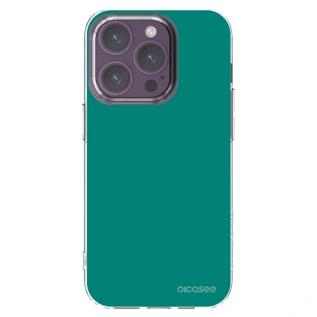 Picasee silikonski prozorni ovitek za Apple iPhone 14 Pro - Emerald Mist