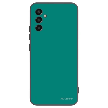 Picasee silikonski črni ovitek za Samsung Galaxy M13 M135F - Emerald Mist