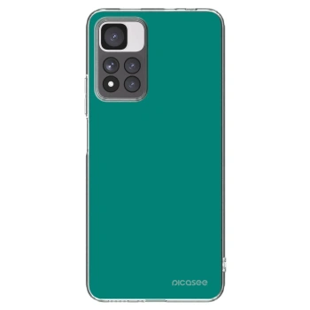 Picasee silikonski prozorni ovitek za Xiaomi Redmi Note 11 Pro+ 5G - Emerald Mist