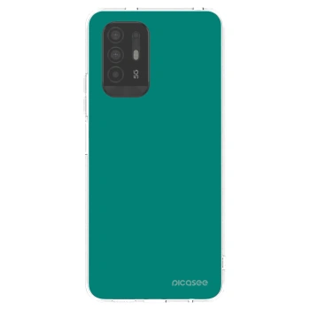 Picasee silikonski prozorni ovitek za OPPO A94 5G - Emerald Mist