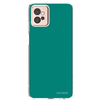 Picasee silikonski prozorni ovitek za Motorola Moto G32 - Emerald Mist