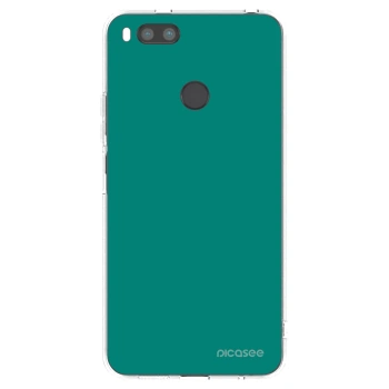 Picasee silikonski prozorni ovitek za Xiaomi Redmi A1 - Emerald Mist