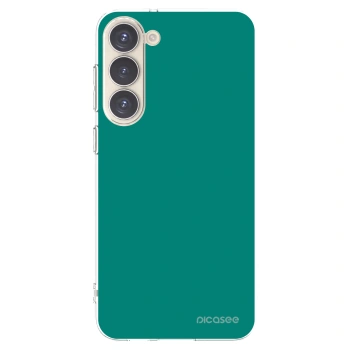 Picasee silikonski prozorni ovitek za Samsung Galaxy S23+ 5G - Emerald Mist