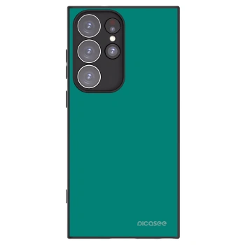 Picasee silikonski črni ovitek za Samsung Galaxy S23 Ultra 5G - Emerald Mist