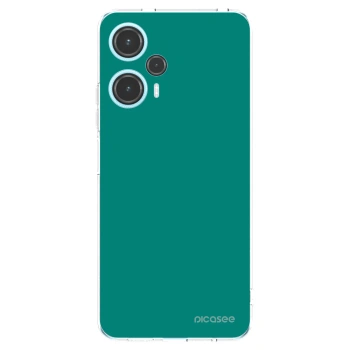 Picasee silikonski prozorni ovitek za Xiaomi Poco F5 - Emerald Mist