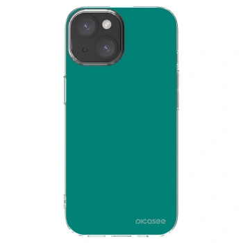 Picasee silikonski prozorni ovitek za Apple iPhone 15 - Emerald Mist