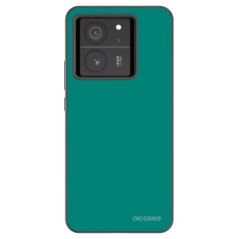 Picasee silikonski črni ovitek za Xiaomi 13T Pro - Emerald Mist