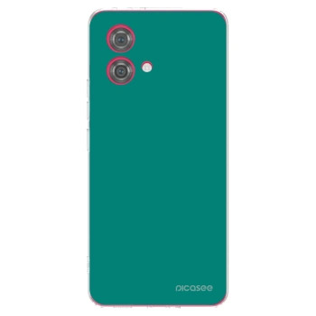 Picasee silikonski prozorni ovitek za Motorola Moto G84 5G - Emerald Mist