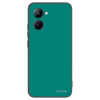 Picasee silikonski črni ovitek za Realme C33 (2023) - Emerald Mist