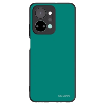 Picasee silikonski črni ovitek za Honor X7a - Emerald Mist