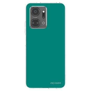 Picasee silikonski prozorni ovitek za Honor X7a - Emerald Mist