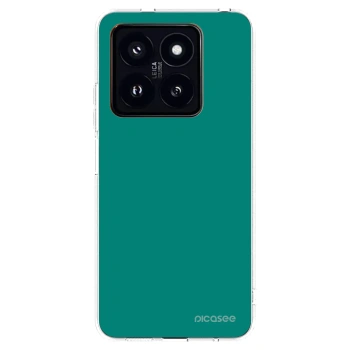 Picasee silikonski prozorni ovitek za Xiaomi 14 Pro - Emerald Mist