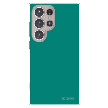 Picasee silikonski prozorni ovitek za Samsung Galaxy S24 Ultra S928B 5G - Emerald Mist