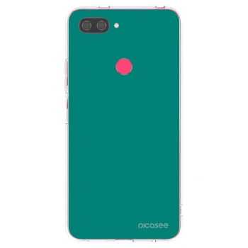 Picasee silikonski prozorni ovitek za Xiaomi Mi 8 Lite - Emerald Mist