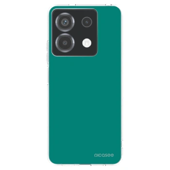 Picasee silikonski prozorni ovitek za Xiaomi Poco X6 - Emerald Mist