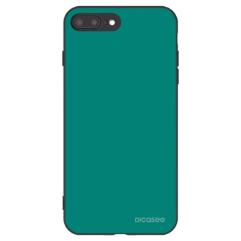 Picasee silikonski črni ovitek za Apple iPhone 8 Plus - Emerald Mist