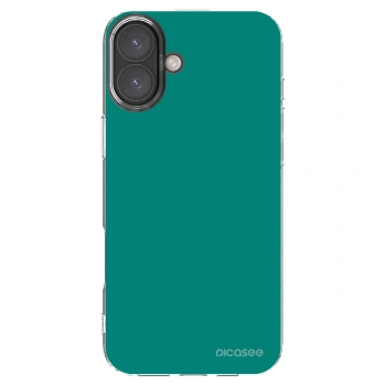Picasee silikonski prozorni ovitek za Apple iPhone 16 Plus - Emerald Mist