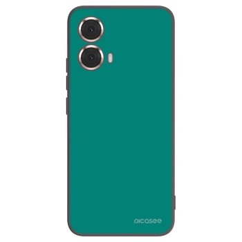 Picasee silikonski črni ovitek za Motorola Moto G85 - Emerald Mist