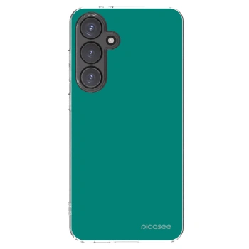 Picasee silikonski prozorni ovitek za Samsung Galaxy S24 FE S721B - Emerald Mist