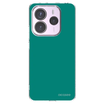 Picasee silikonski prozorni ovitek za Xiaomi Redmi Note 14 5G - Emerald Mist