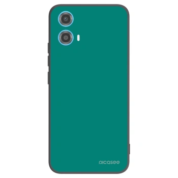 Picasee silikonski črni ovitek za Motorola Moto G34 5G - Emerald Mist