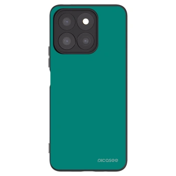 Picasee silikonski črni ovitek za Honor X8c - Emerald Mist