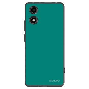 Picasee silikonski črni ovitek za Motorola Moto E14 - Emerald Mist