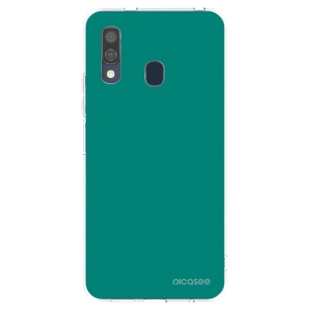Picasee silikonski prozorni ovitek za Samsung Galaxy A40 A405F - Emerald Mist